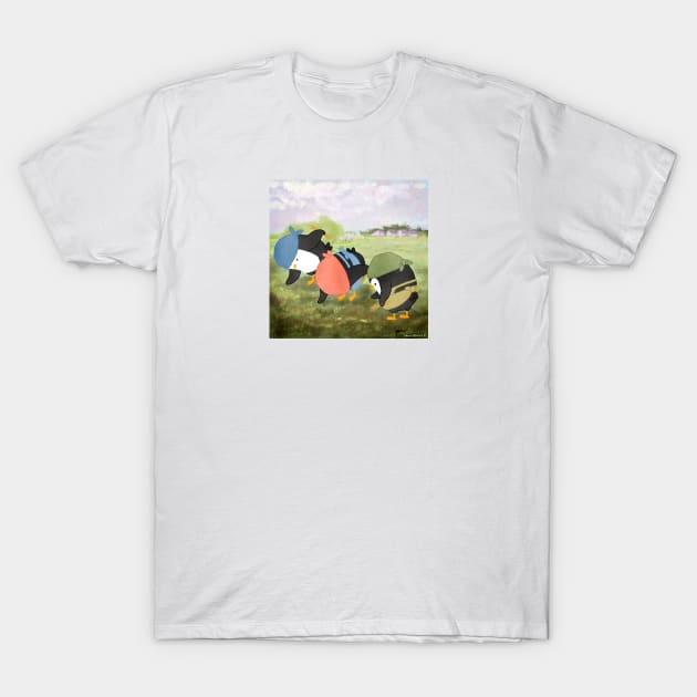 The Penguins Gleaners Art Series T-Shirt by thepenguinsfamily